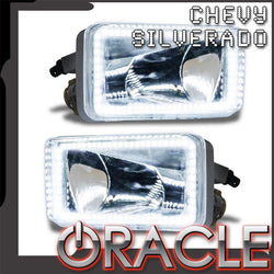 ORACLE Lighting 2007-2015 Chevrolet Silverado Pre-Assembled Fog Lights - Square Style Halo