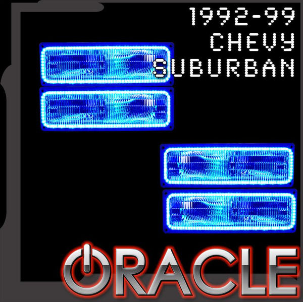 ORACLE Lighting 1992-1999 Chevrolet Suburban LED Dual Headlight Halo Kit