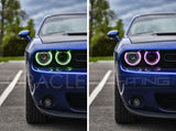 ORACLE Lighting 2015-2023 Dodge Challenger ColorSHIFT® RGB+W Headlight DRL Upgrade Kit