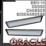2011-14 dodge charger sidemarkers with ORACLE Lighting logo