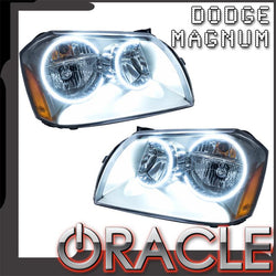 ORACLE Lighting 2005-2007 Dodge Magnum Pre-Assembled Halo Headlights - Chrome Housing