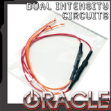 Dual intensity circuits with ORACLE Lighting logo