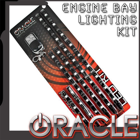 Engine bay lighting kit with ORACLE Lighting logo