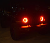 2018-2024 Jeep Wrangler JL ORACLE LED Headlight Surface Mount Halo Kit
