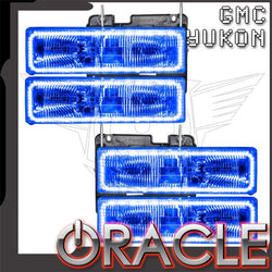 ORACLE Lighting 1992-1999 GMC Yukon Pre-Assembled Halo Headlights