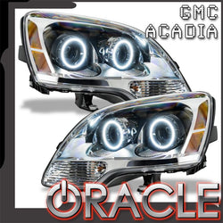 ORACLE Lighting 2008-2012 GMC Acadia Pre-Assembled Halo Headlights - 2nd Design - Halogen