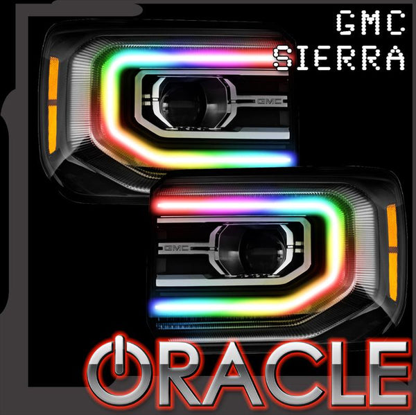 ORACLE Lighting 2016-2018 GMC Sierra ColorSHIFT® Headlight DRL Upgrade Kit
