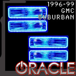 ORACLE Lighting 1996-1999 GMC Suburban LED Dual Headlight Halo Kit