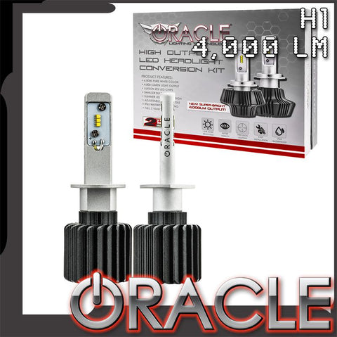 ORACLE H1 4,000+ Lumen LED Headlight Bulbs (Pair)