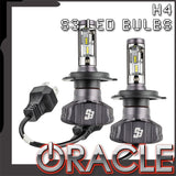 H4 S3 LED bulbs with ORACLE Lighting logo