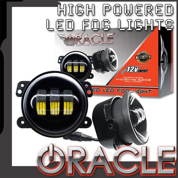 Jeep Gladiator Sahara High Powered LED Fog Light Replacement-(Pair) - CLEARANCE