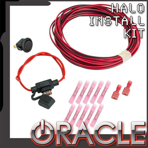 Halo installation kit with ORACLE Lighting logo