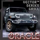 Vector series grill with ORACLE Lighting logo