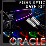Fiber optic light heads with ORACLE Lighting logo