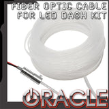 Fiber optic cable with ORACLE Lighting logo