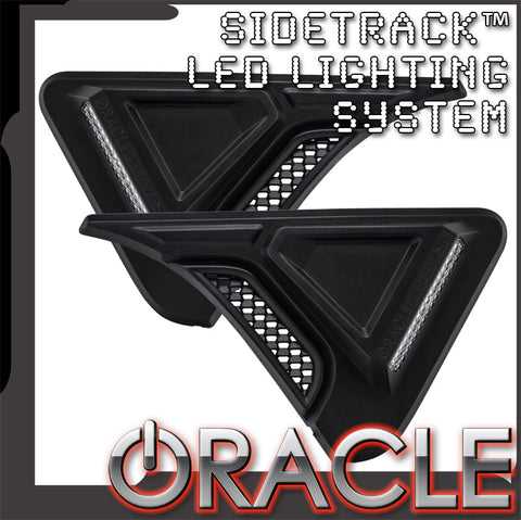 Sidetrack LED lighting system with ORACLE Lighting logo