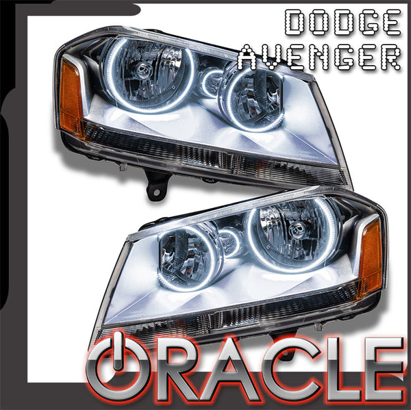 ORACLE Lighting 2008-2014 Dodge Avenger SE/SXT Pre-Assembled Halo Headlights
