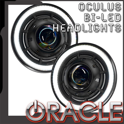 7" oculus headlights with ORACLE Lighting logo