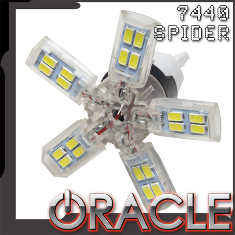 ORACLE 7440 24 SMD 3 Chip Spider Bulb (Single) - Cool White