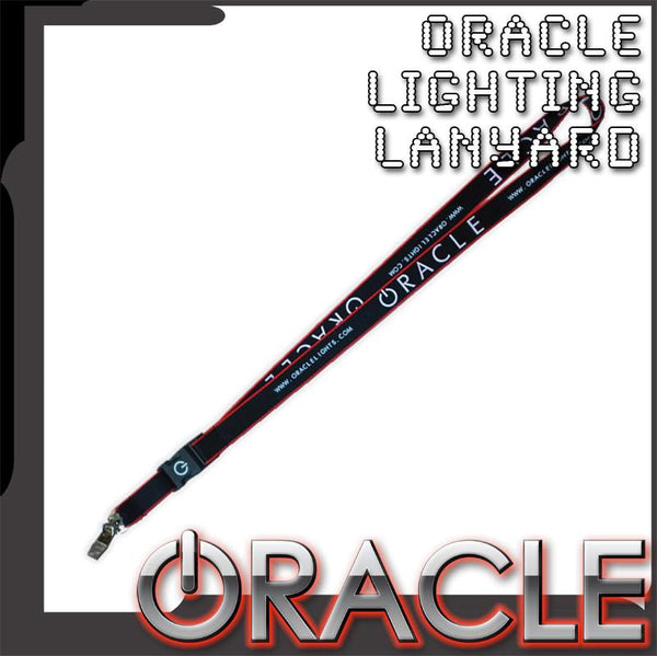 ORACLE Lighting lanyard with ORACLE Lighting logo