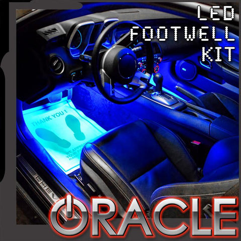 LED footwell kit with ORACLE Lighting logo