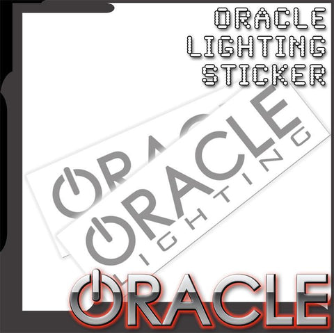 ORACLE Lighting sticker with ORACLE Lighting logo
