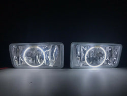 ORACLE 07-15 CHEVROLET SILVERADO FOG LIGHTS WITH CCFL WHITE ROUND HALOS - CLEARANCE