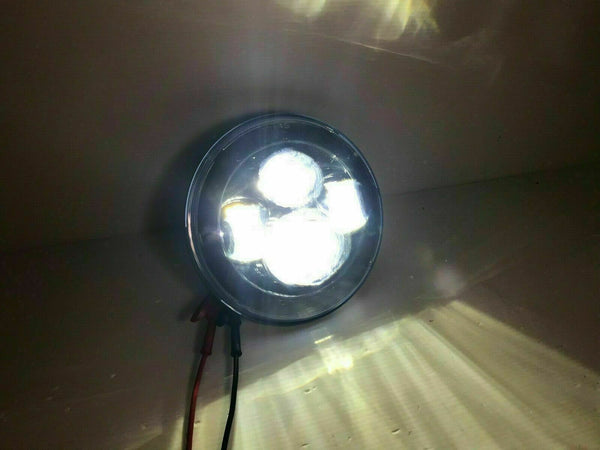 ORACLE 7" HIGH POWERED LED HEADLIGHTS (PAIR) - BLACK BEZEL - NO HALO - USED - CLEARANCE
