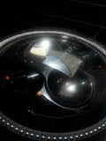 ORACLE 7" High Powered LED Headlights (Pair) - Black Bezel - Purple LED Halos - CLEARANCE