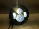ORACLE 7" HIGH POWERED LED HEADLIGHTS (PAIR) - BLACK BEZEL - NO HALO - USED - CLEARANCE