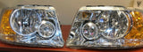 2003-06 Ford Expedition ORACLE Headlights with GREEN LED Halos - 7153-004 - CLEARANCE