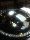 ORACLE 7" High Powered LED Headlights (Pair) - Black Bezel - Purple LED Halos - CLEARANCE