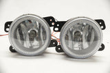2011-14 Dodge Charger 2010-2017 Jeep Wrangler Fog Lights with RED ORACLE LED Kit - CLEARANCE