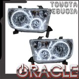 ORACLE Lighting 2008-2016 Toyota Sequoia Pre-Assembled Halo Headlights