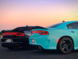 Lifestyle image of two chargers with sidemarkers on