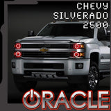 ORACLE Lighting 2015-2018 Chevrolet Silverado 2500/3500 LED Headlight Halo Kit
