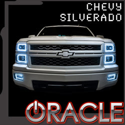 ORACLE Lighting 2014-2016 Chevrolet Silverado LED Fog Light Halo Kit