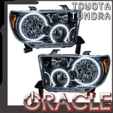 ORACLE Lighting 2007-2013 Toyota Tundra Pre-Assembled Halo Headlights - Black Housing